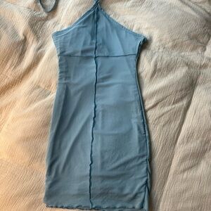 Princess Polly Halter Bodycon Blue Dress